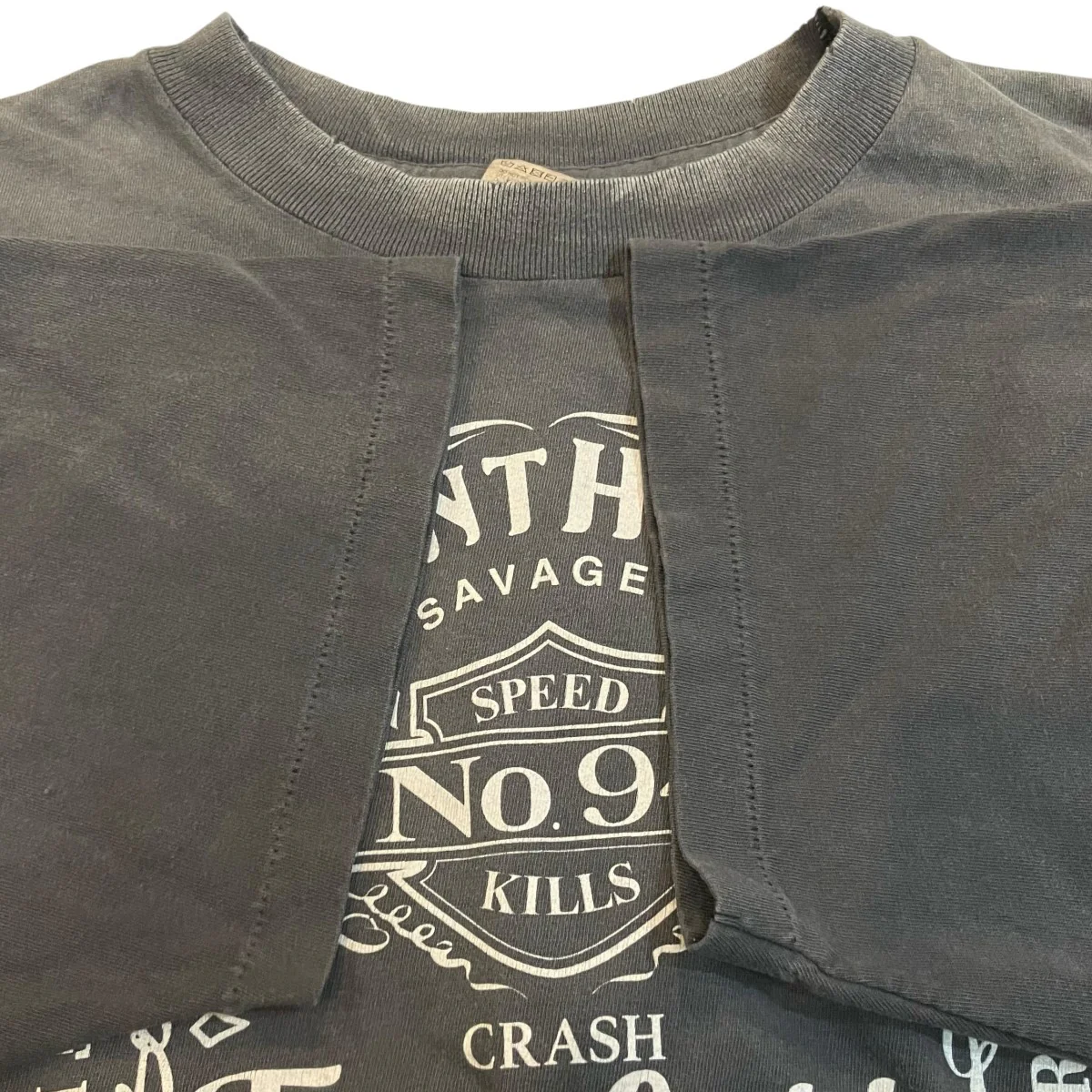 STHD ． SS TEE FEARLESS ヴィンテージ加工Tシャツ - Image 4