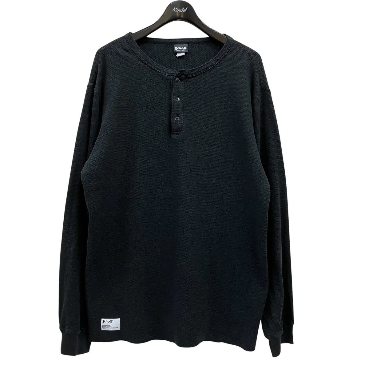 ワッフルヘンリーネックカットソー782-3930004