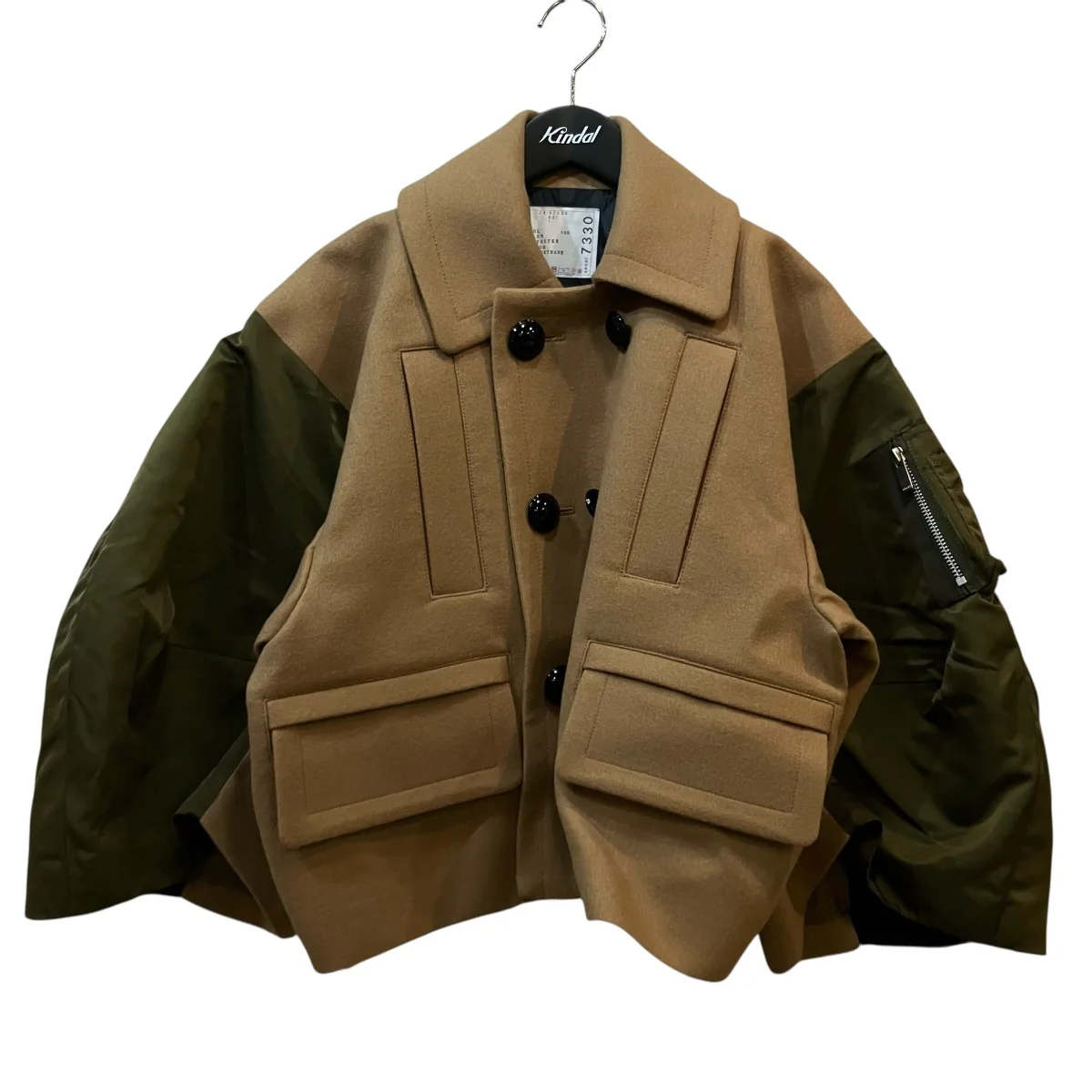「Wool Melton x Nylon Twill Jacket」ウールメルトン×ナイロンツイールジャケット24 07330