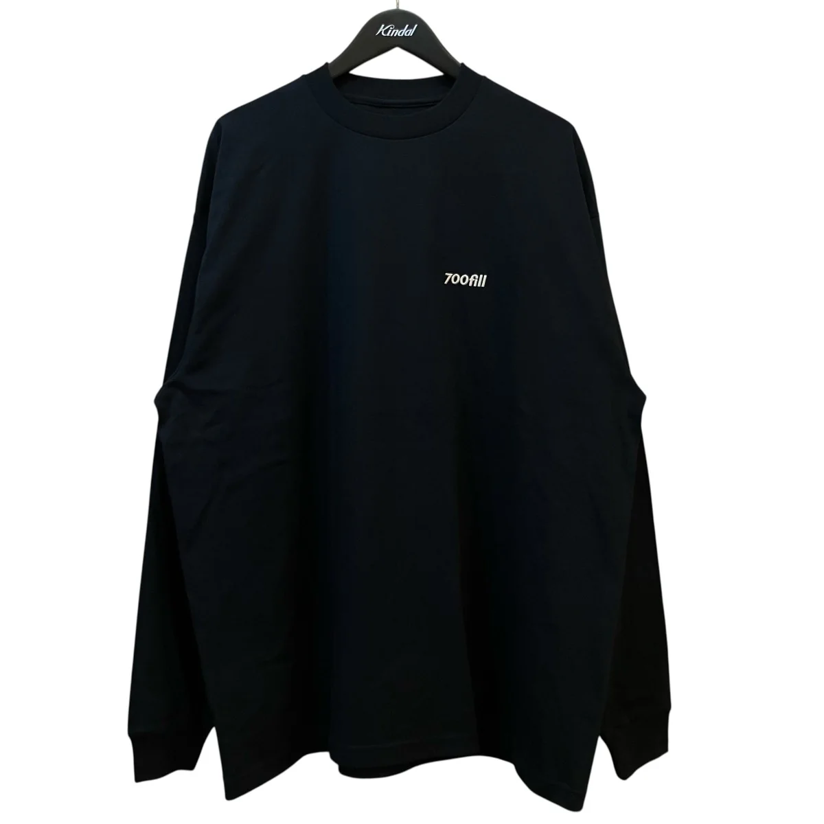 ワンポイント刺繍ロングスリーブクルーネックTシャツ