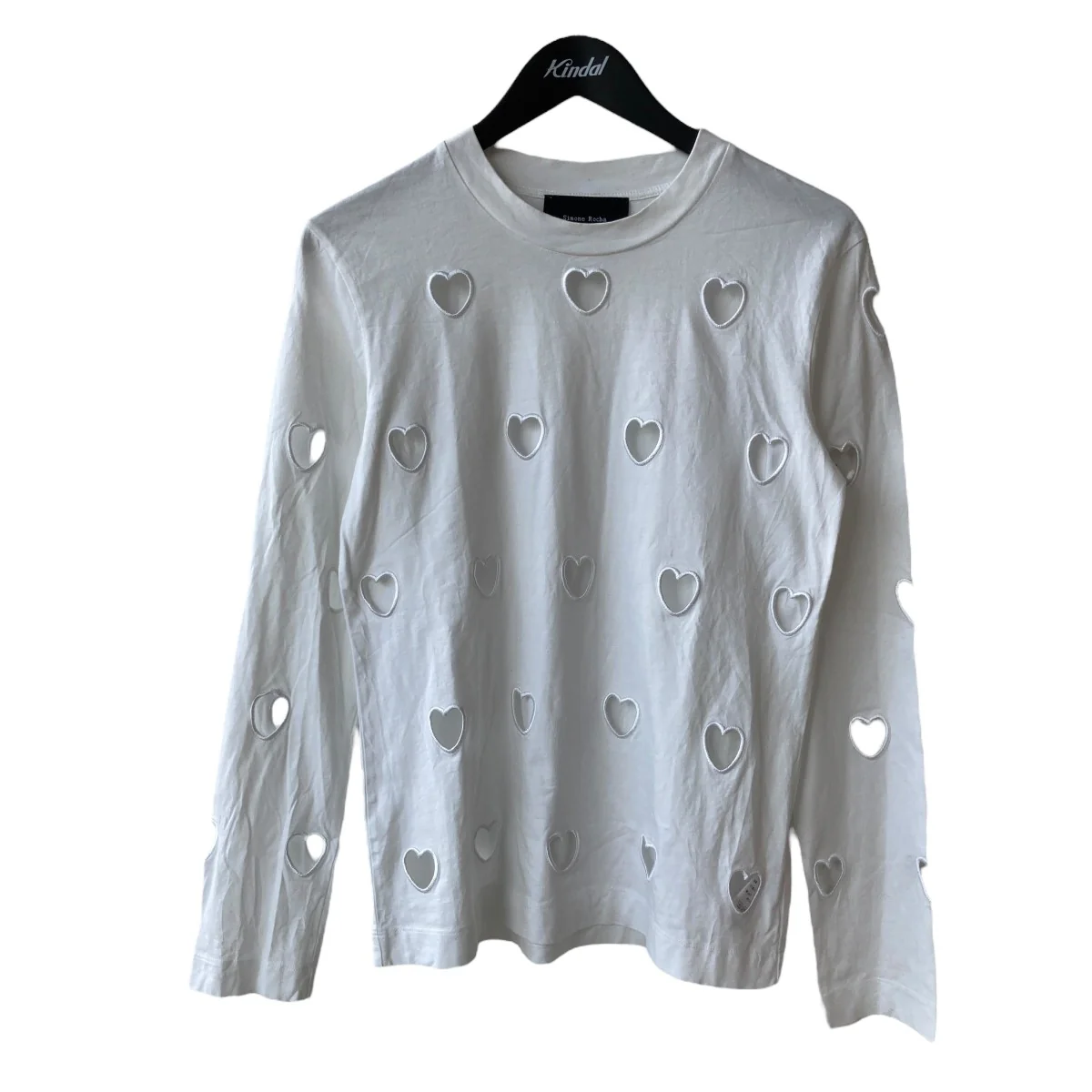 ハートカットアウトL S TEE長袖Tシャツ3610900295