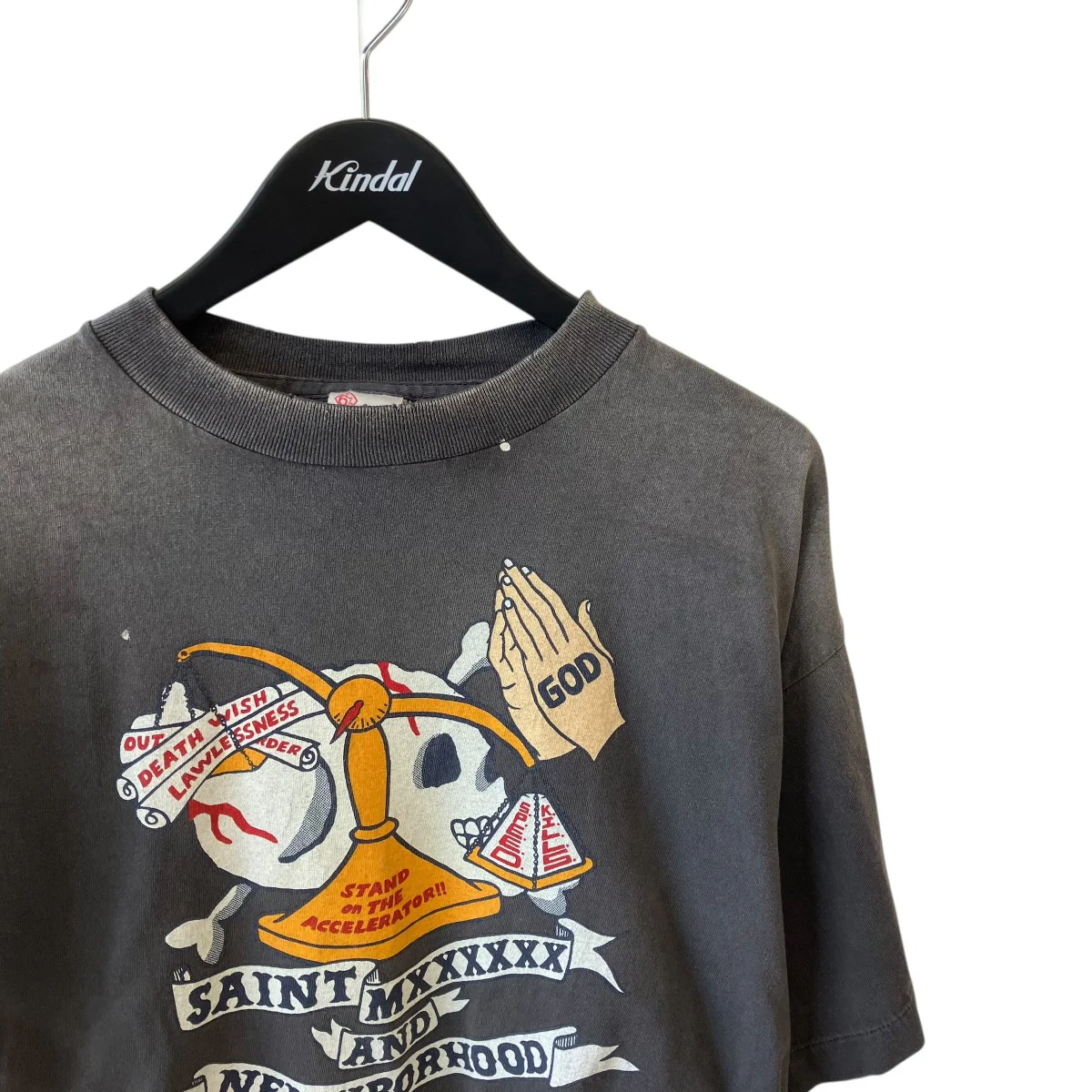 NH SS TEE STHD． PRAY BLACKTシャツSM-HR8-0000-C68 - Image 3