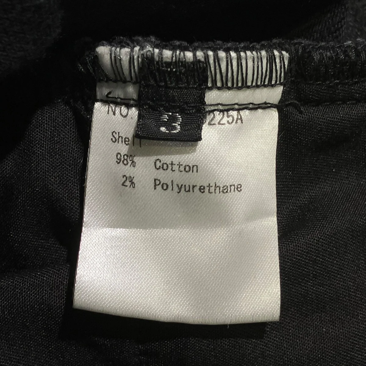 D．HYGEN Patchwork Jacquard Stretch Slim Pants Black SCABパンツS7107-0225A - Image 5