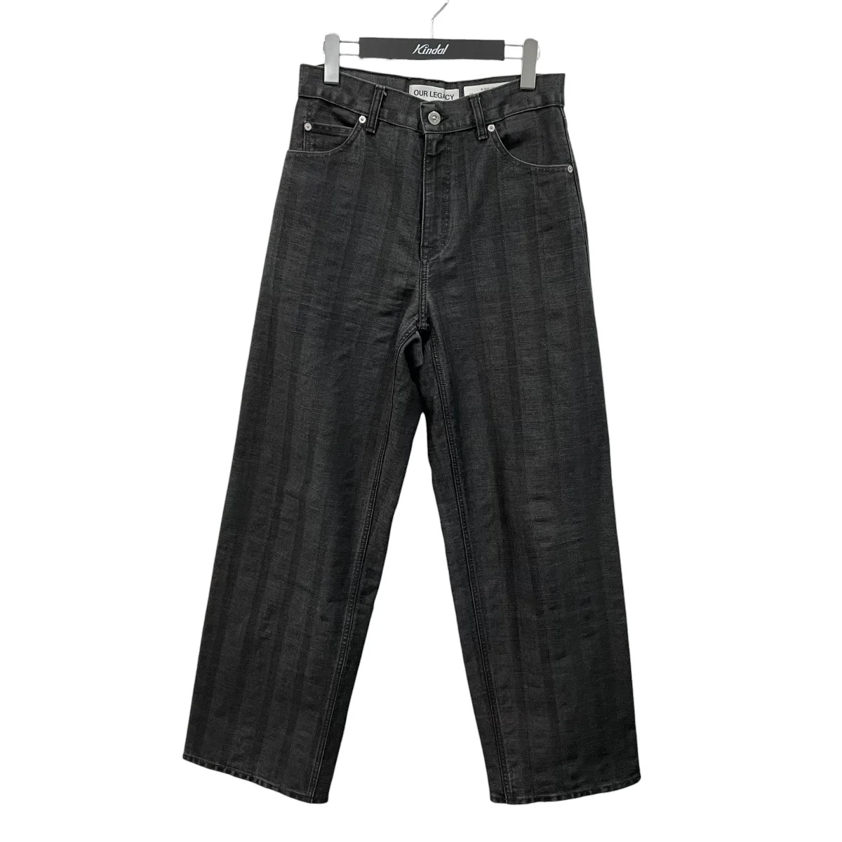Vast Cut - Black Coated HerringboneデニムパンツM4255VB