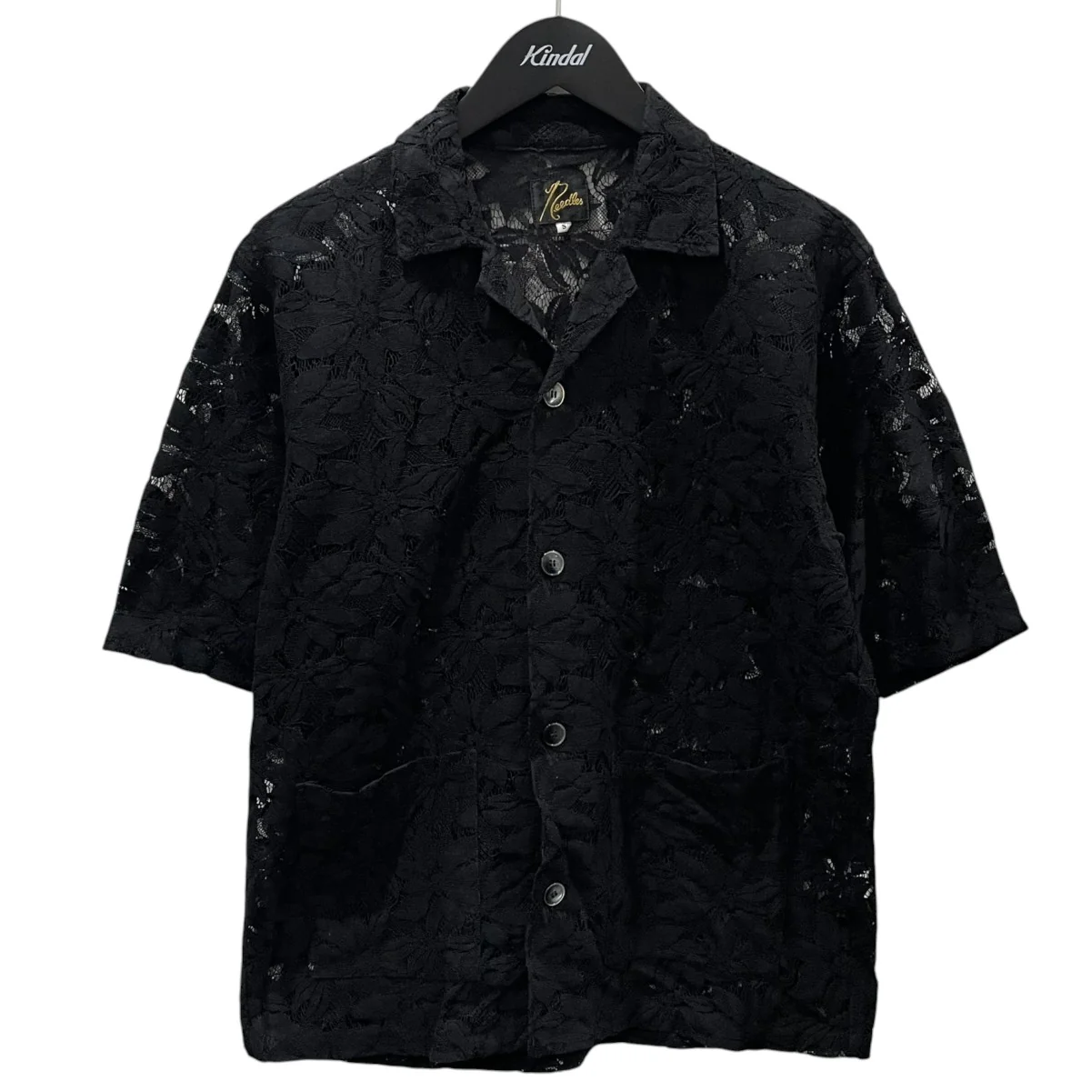 23SS オープンカラー半袖レースシャツ Cabana Shirt - C／PE／R Lace Cloth ／ Flower カバナシャツ レースクロス フラワー MR252