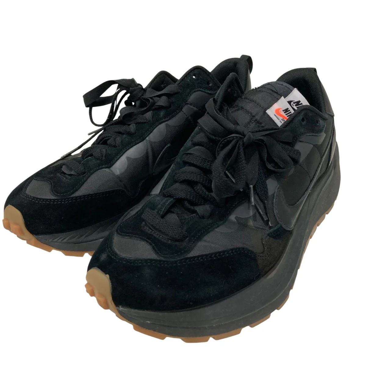 ×sacai  Nike Vapor Waffle Black Gum厚底スニーカーDD1875001