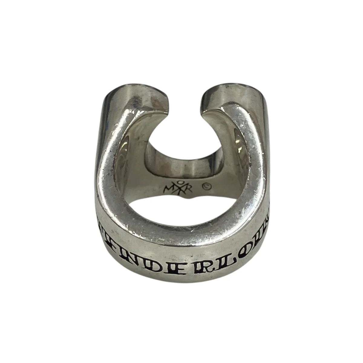 T-H．S RING SILVER STONEホースシューリング ダイヤ - Image 4