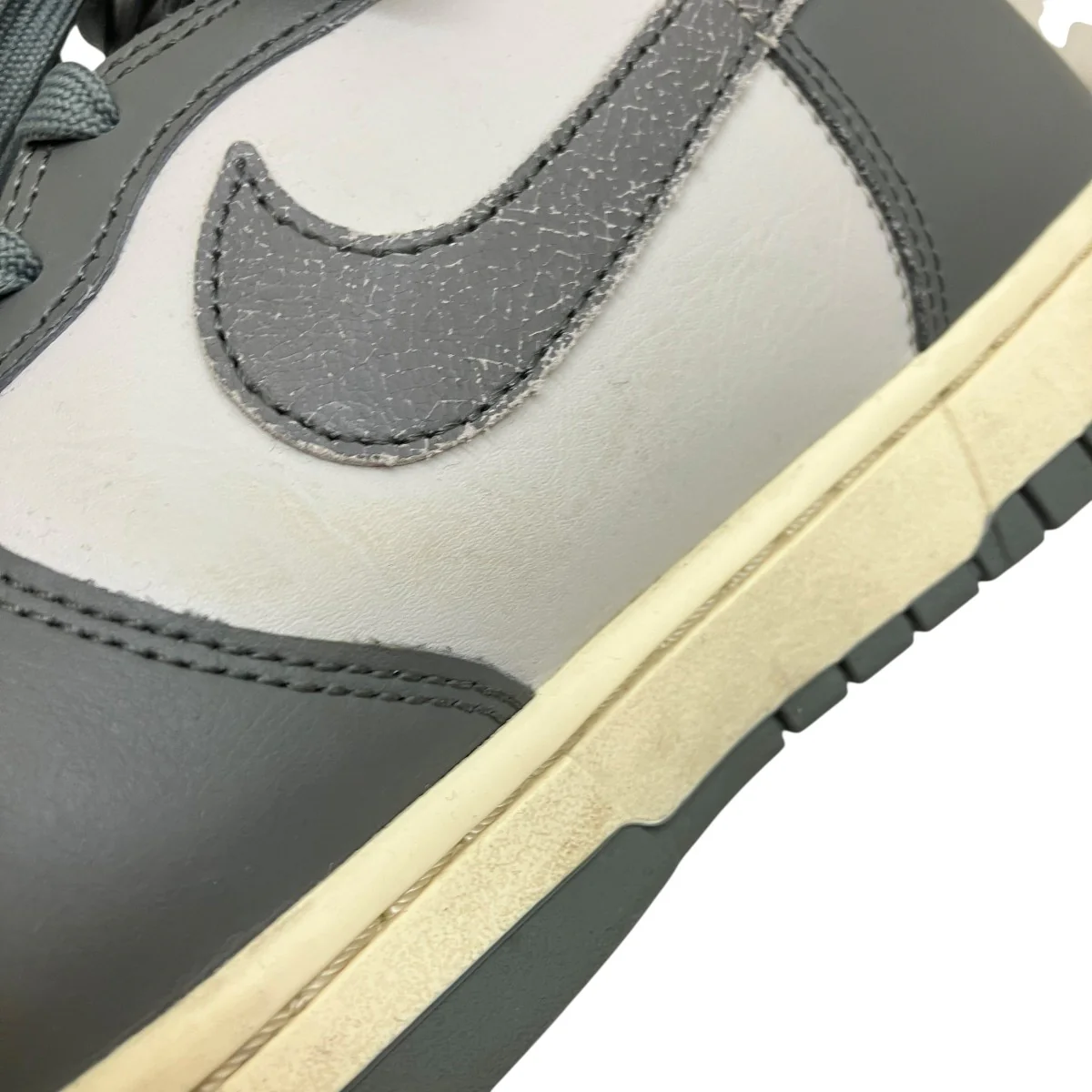 Dunk High Retro SE Vintage  Light Bone and Tumbled GreyスニーカーDM0582-001 - Image 7