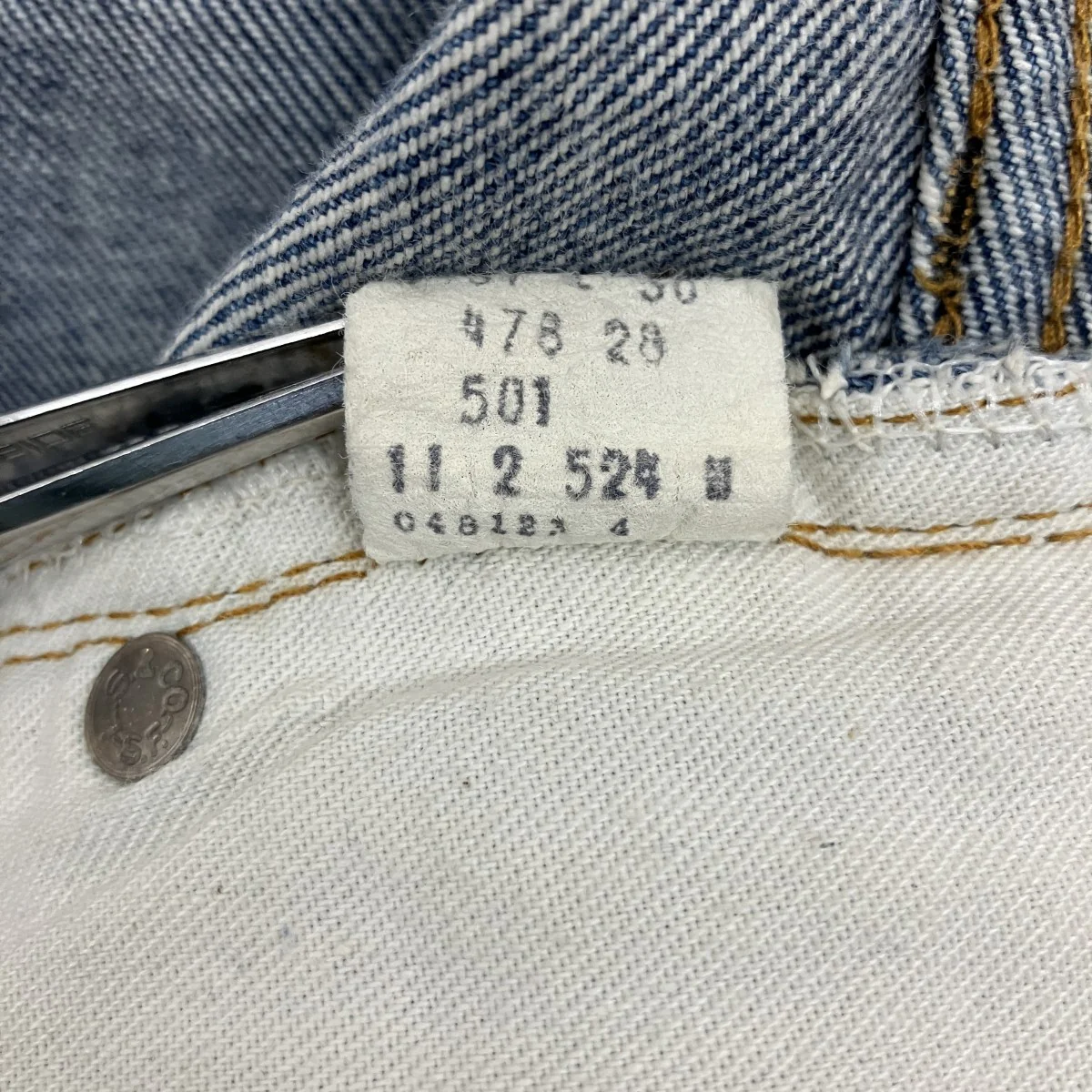 エルパソン工場デニムパンツ501  1982-11月   黒ｶﾝ - Image 8