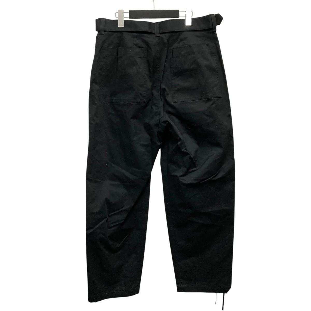 STRETCH CHINO BELTED TUCK HEM CORD TAPERED PANTSタックパンツSOPH 230012 - Image 2