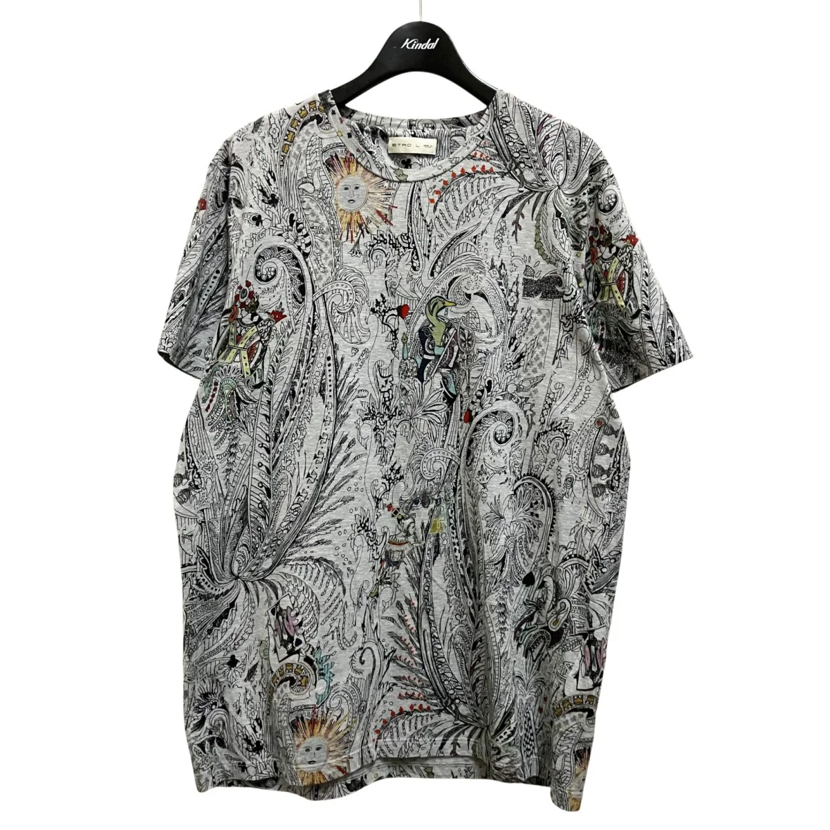 総柄Tシャツ181 1Y020 4069