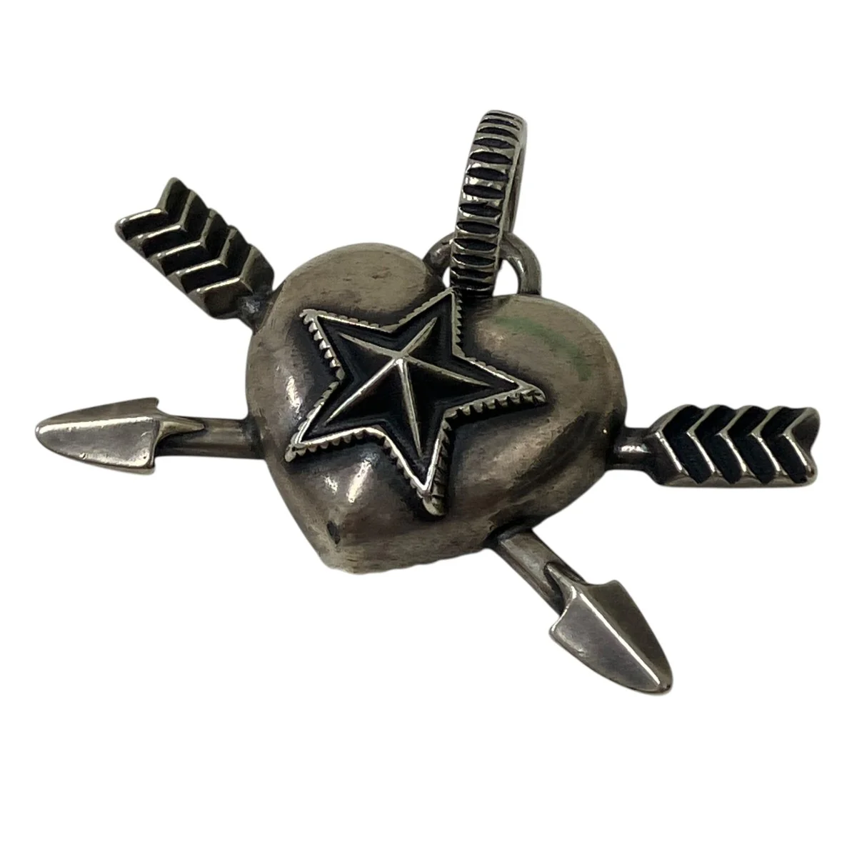 ギャランテティCODY SANDERSON Heart ＆ Sheriff Star Double Arrow Pendantハートアロー ペンダント