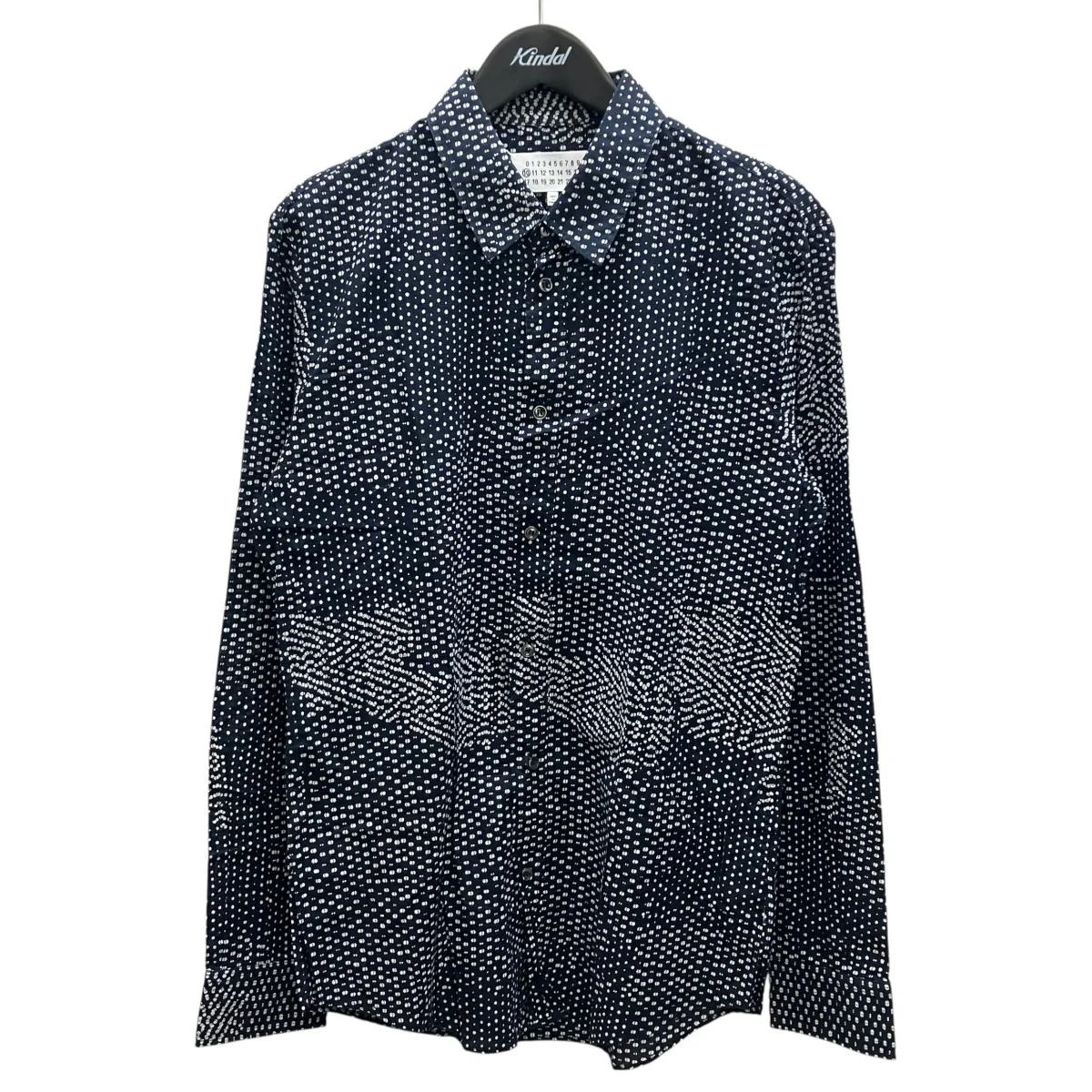 ポルカドット長袖シャツ