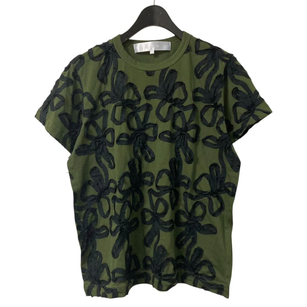 25SS綿天竺刺繍TシャツTO T018