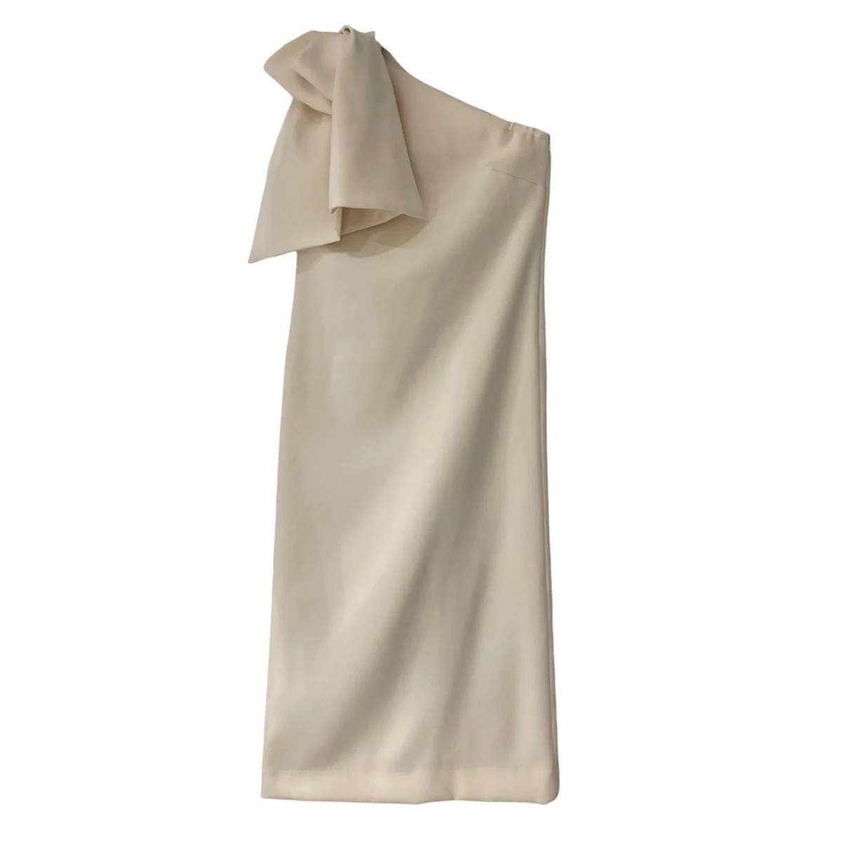 one shoulder point one-pieceドレスACKA-Y90
