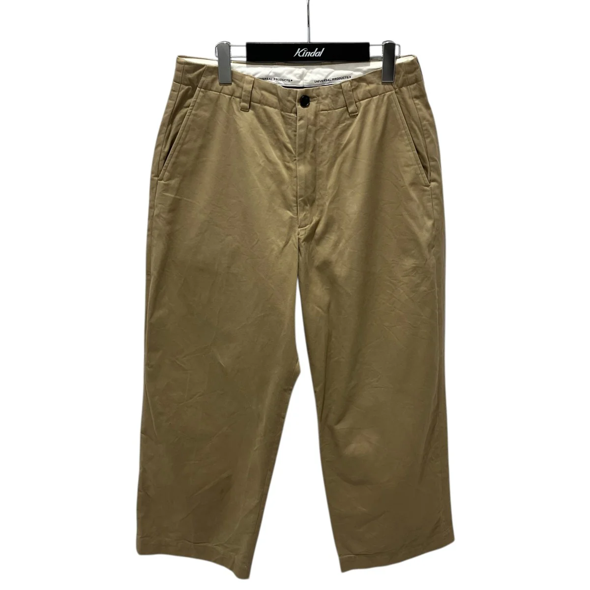 NO TUCK WIDE CHINO TROUSERSチノパン193-60504