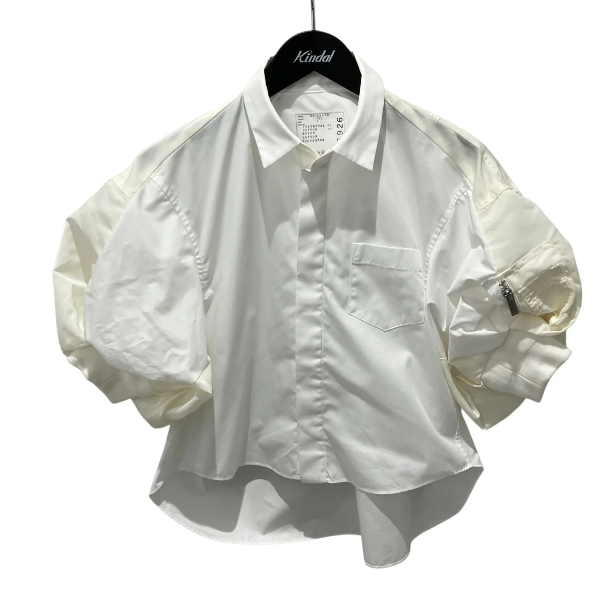 cotton poplin x nylon twill shirt半袖シャツ23-06926