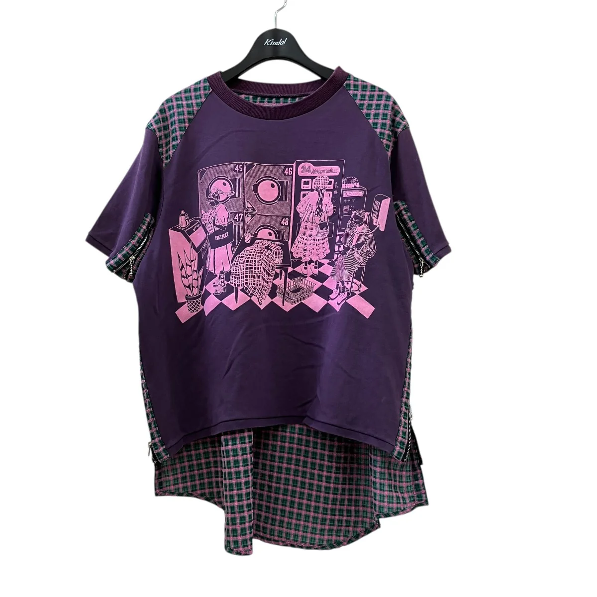 ドッキングチェックTシャツ