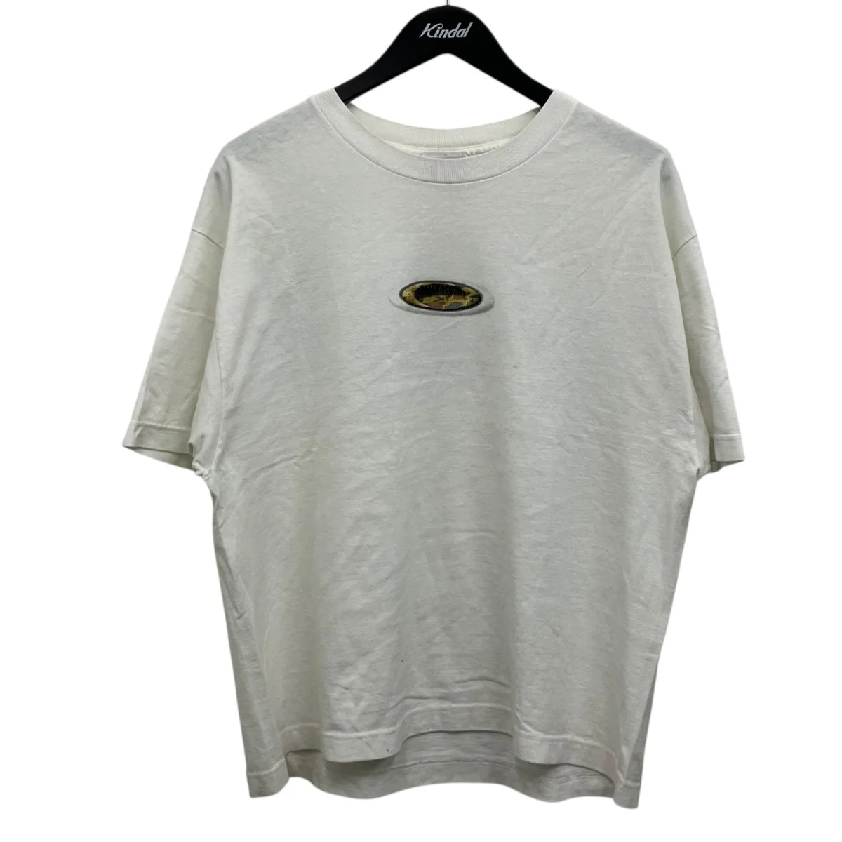 カモフラ立体ロゴTシャツ
