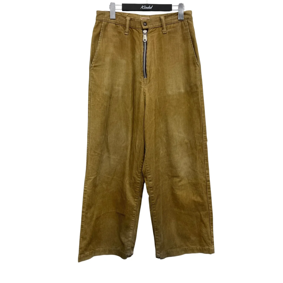 8W ZIPPER PANTS コーデュロイポートバギーパンツ