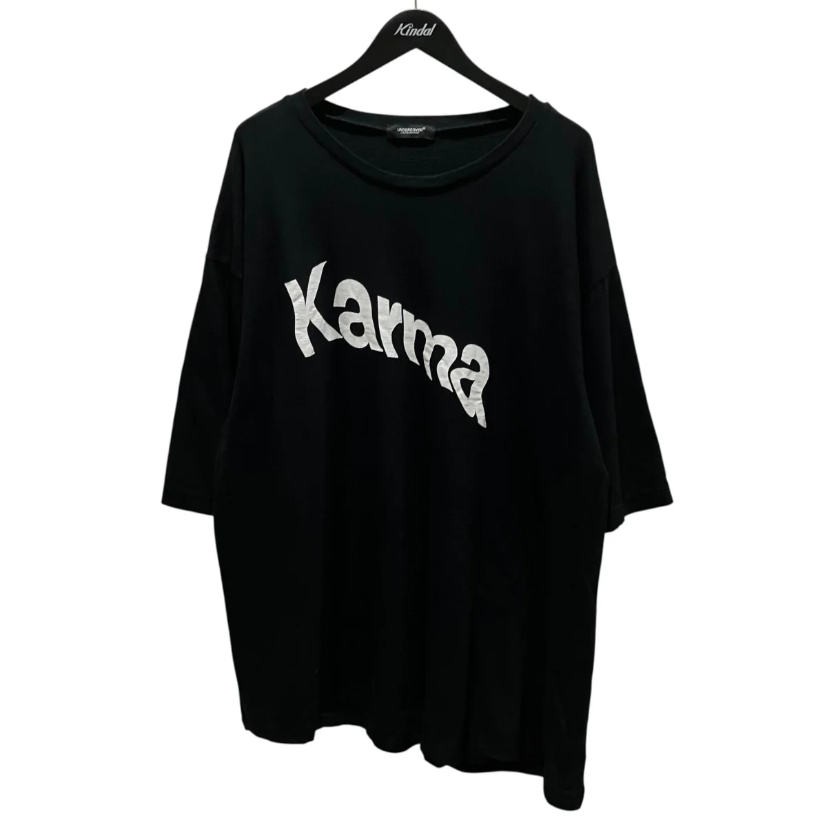 Karma Print 歪みTシャツUC1E4820-1