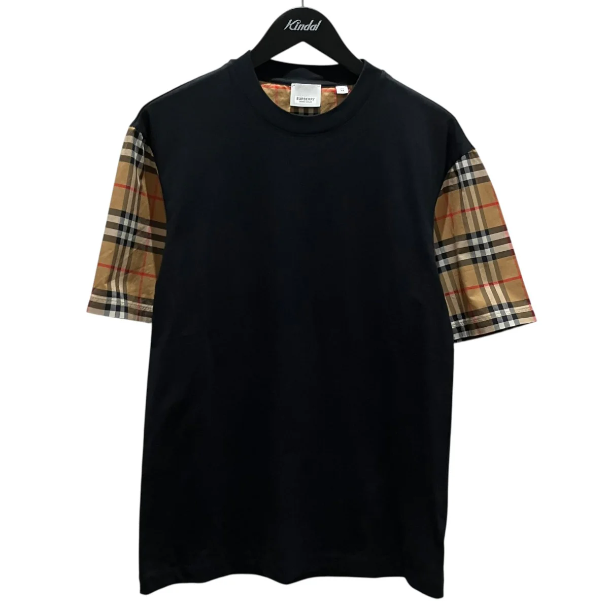 袖チェックTシャツ8014895