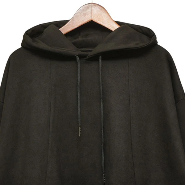 2025AW　SUEDE HOODIE　フェイクスウェードパーカー　フェイクレザー　FW25-SW06 - Image 3