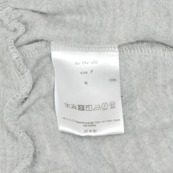 2024AW　wool ls top　セーター　bo-24a-c03 - Image 6
