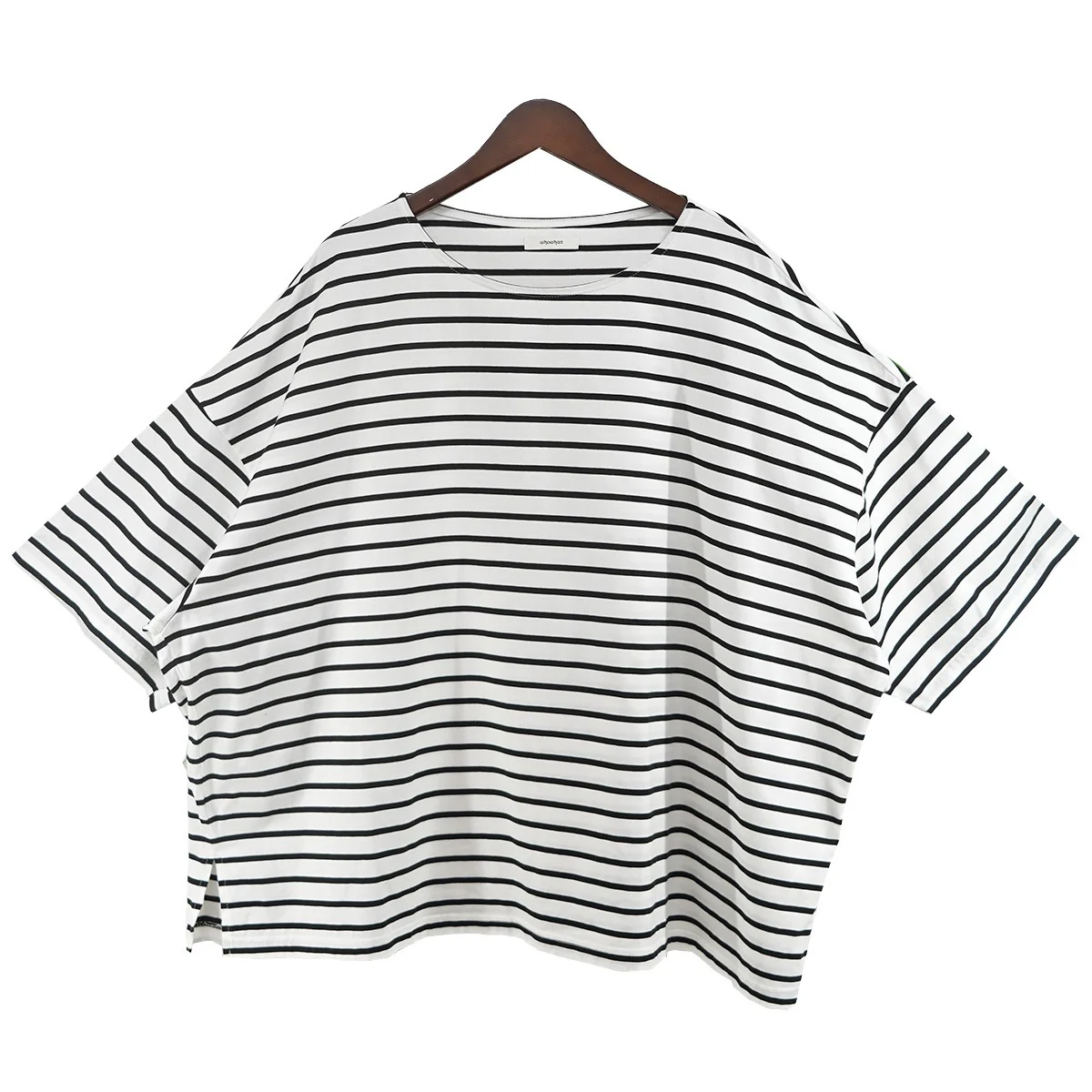 5X T-SHIRT (SHORT SLEEVE ／ BORDER)オーバーサイズ ワイド ボーダー Ｔシャツ