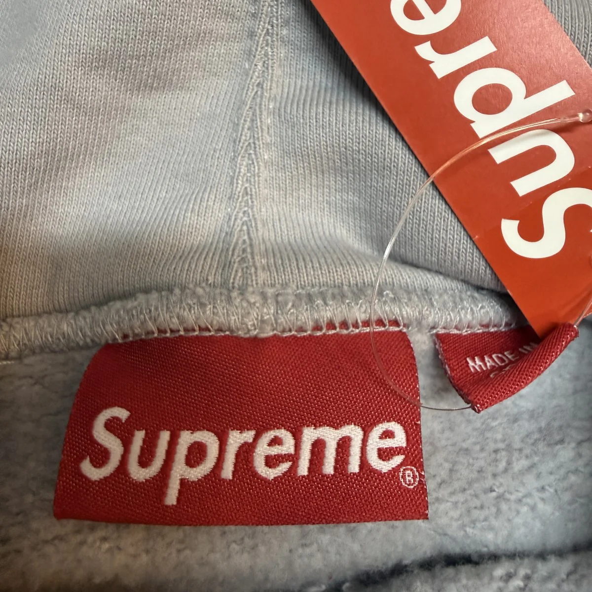 22SS/Cropped Panels Hooded Sweatshirt／クロップパネルスウェットパーカー/中国製 - Image 5