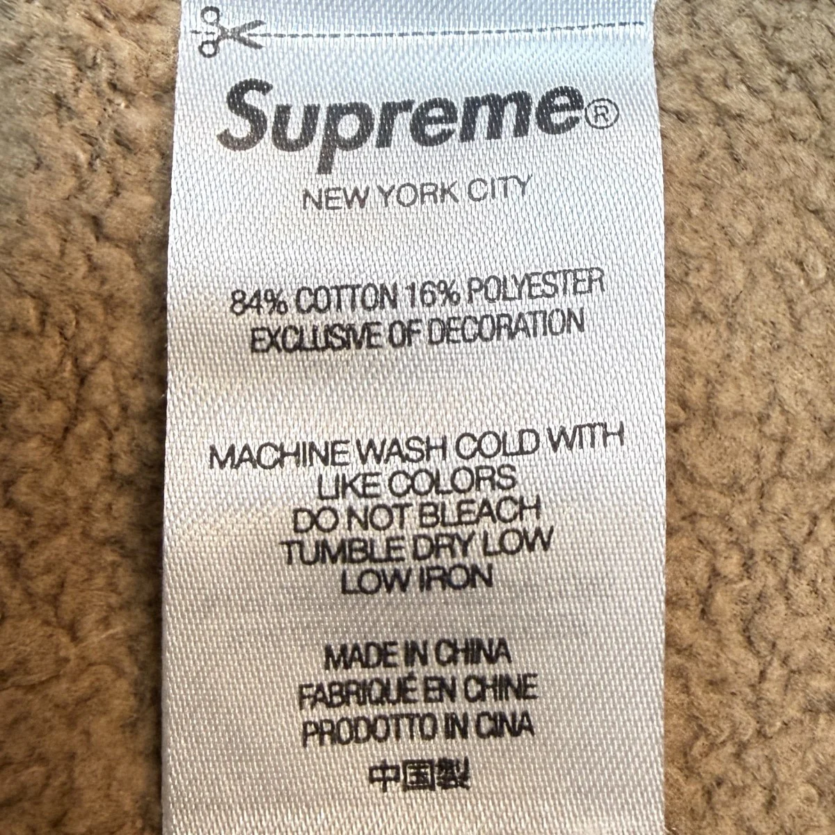 22SS/Cropped Panels Hooded Sweatshirt／クロップパネルスウェットパーカー/中国製 - Image 7