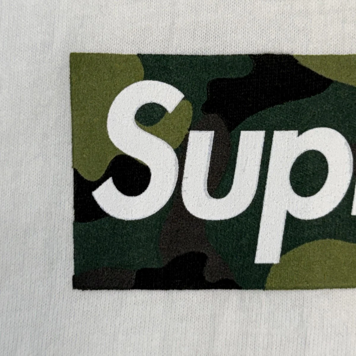 23AW/Box Logo Tee／カモフラボックスロゴTシャツUSA製 - Image 2