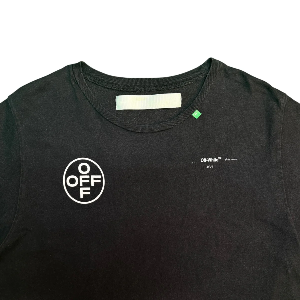 19SS/Stencil S／S Slim T-Shirt／スリムフィットTシャツOMAA027R19185015 - Image 4