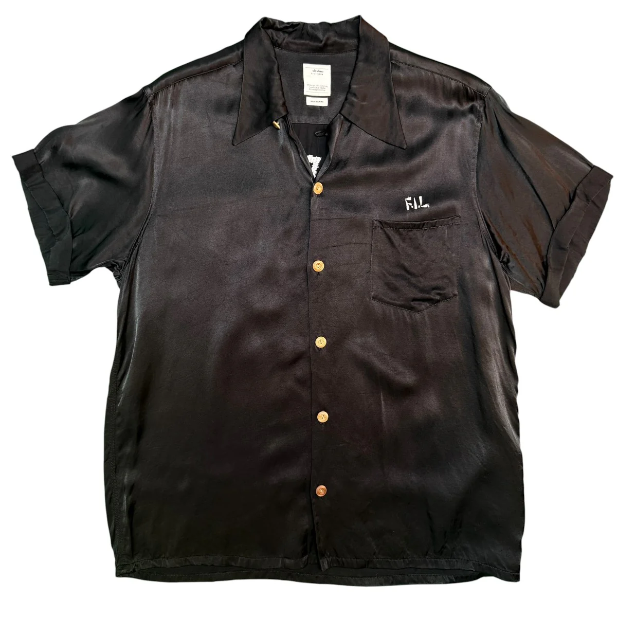 18SS/IRVING SHIRT S／S PEERLESS／レーヨンオープンカラーシャツ/0118105011030 - Image 2