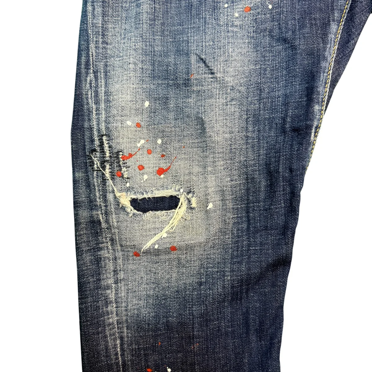 20AW/Tidy Biker Jean／ダメージ加工スキニーデニムパンツS71LB0855 S30342 - Image 3