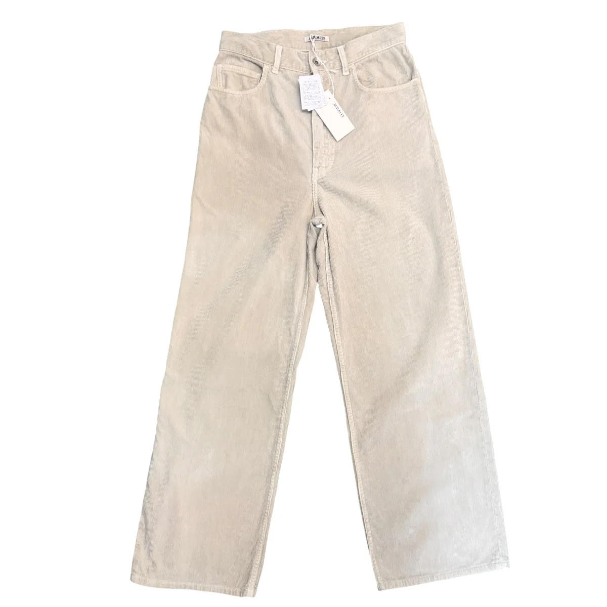 26SS/GARMENT-DYED FINX CORDUROY 5P WIDE PANTS／コーデュロイワイドパンツ/A26SP02FX
