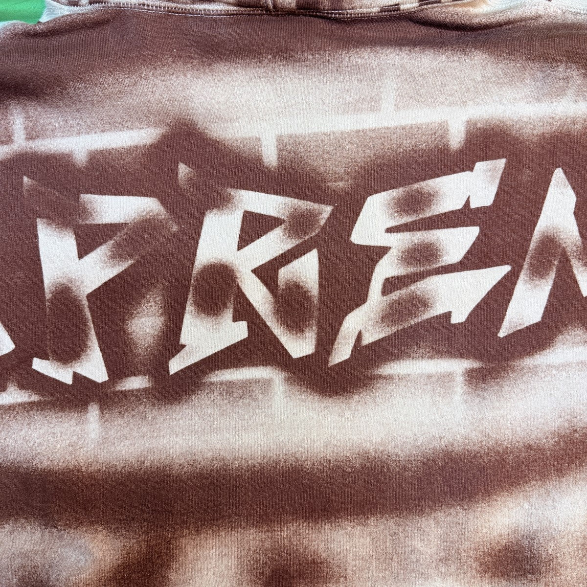 21AW/New York Yankees Airbrush Hooded Sweatshirt Clay／ニューヨークヤンキース エアブラシスウェットパーカー/中国製 - Image 4