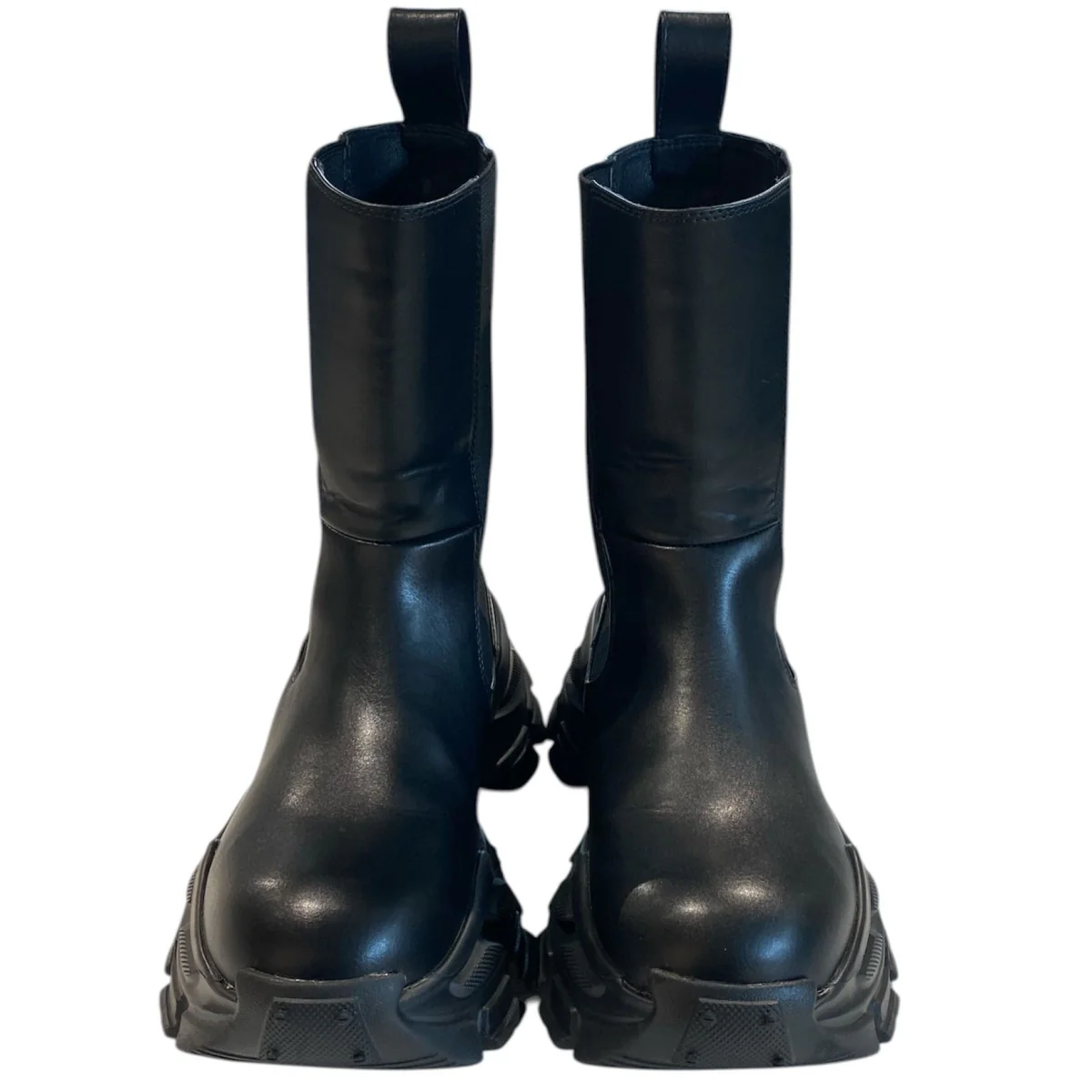 25AWTrack Sole Short Boots 合皮フェイクレザーサイドゴアブーツ - Image 2