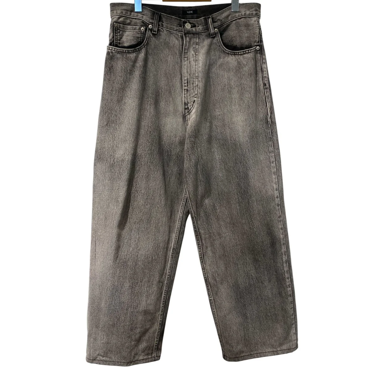 13．5oz DENIM BAGGY FADE USED加工バギーワイドデニムパンツ