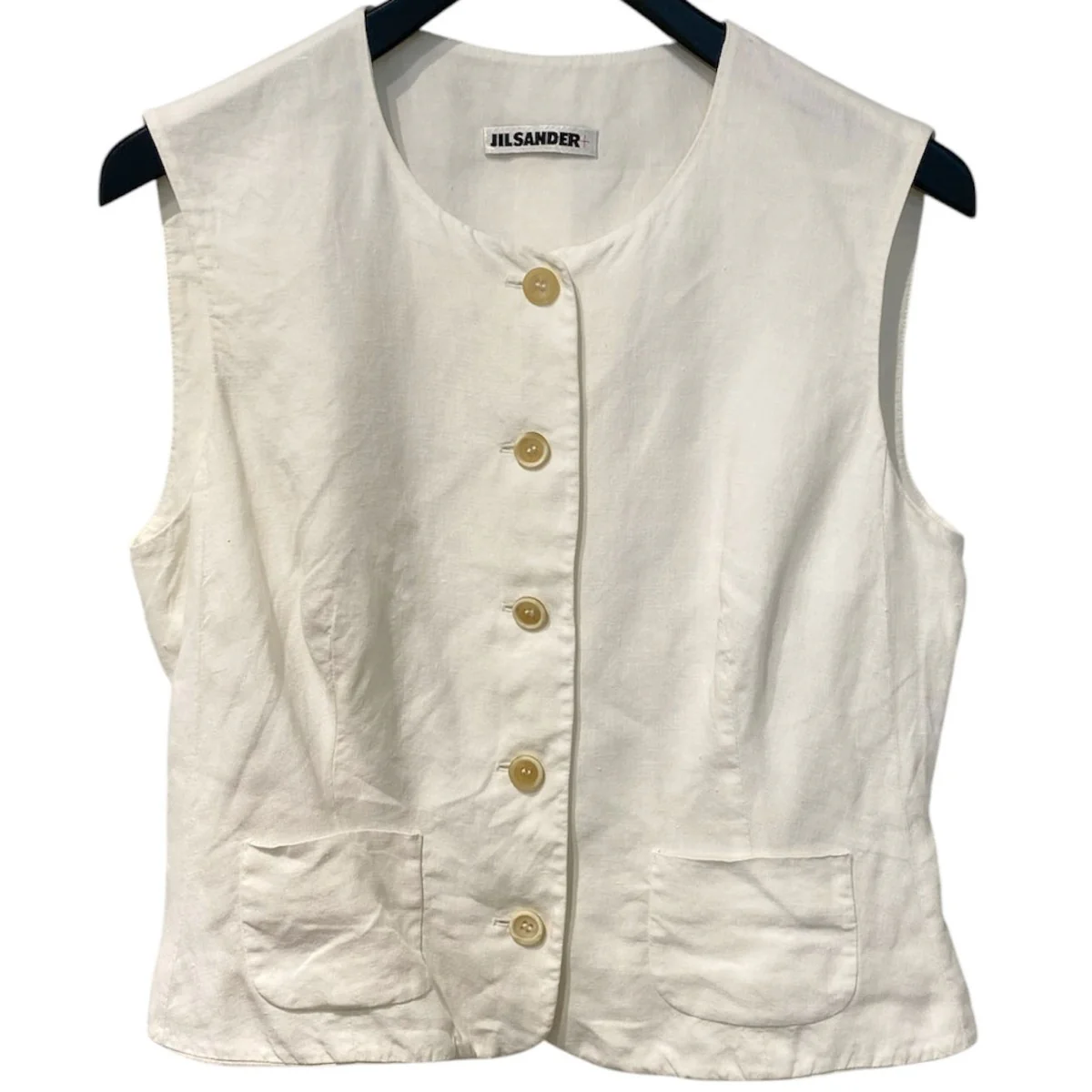 ＋ライン初期LINEN VESTリネンベスト