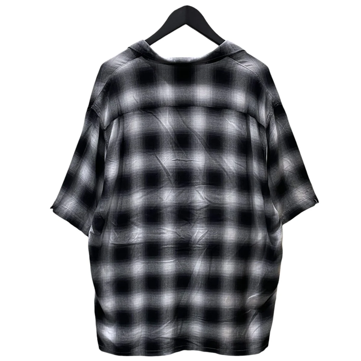 オンブレチェック柄オープンカラー半袖シャツ 60S OMBRE LOOP COLLAR S／S SHIRTS 60s オンブレループカラー ショートスリーブシャツ - Image 2