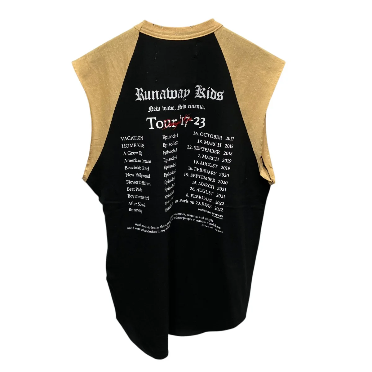 23SSNew No-sleeve TeeノースリーブTシャツ23SS C-6 - Image 2
