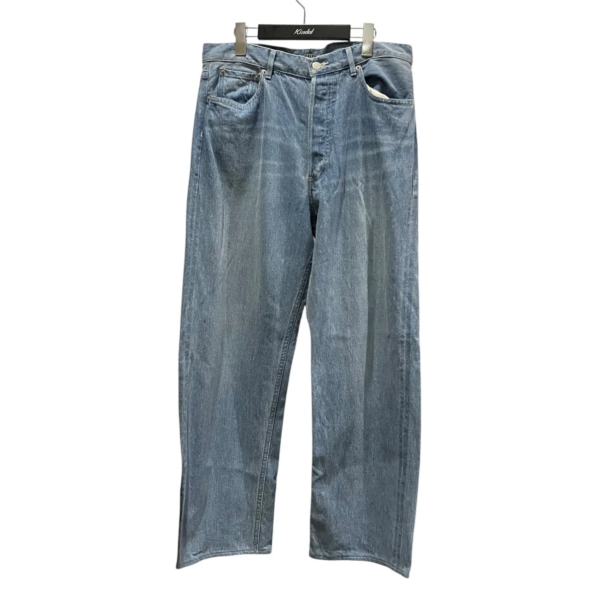 SELVEDGE FADED LIGHT DENIM WIDE PANTSワイドデニムパンツA24SP07DE