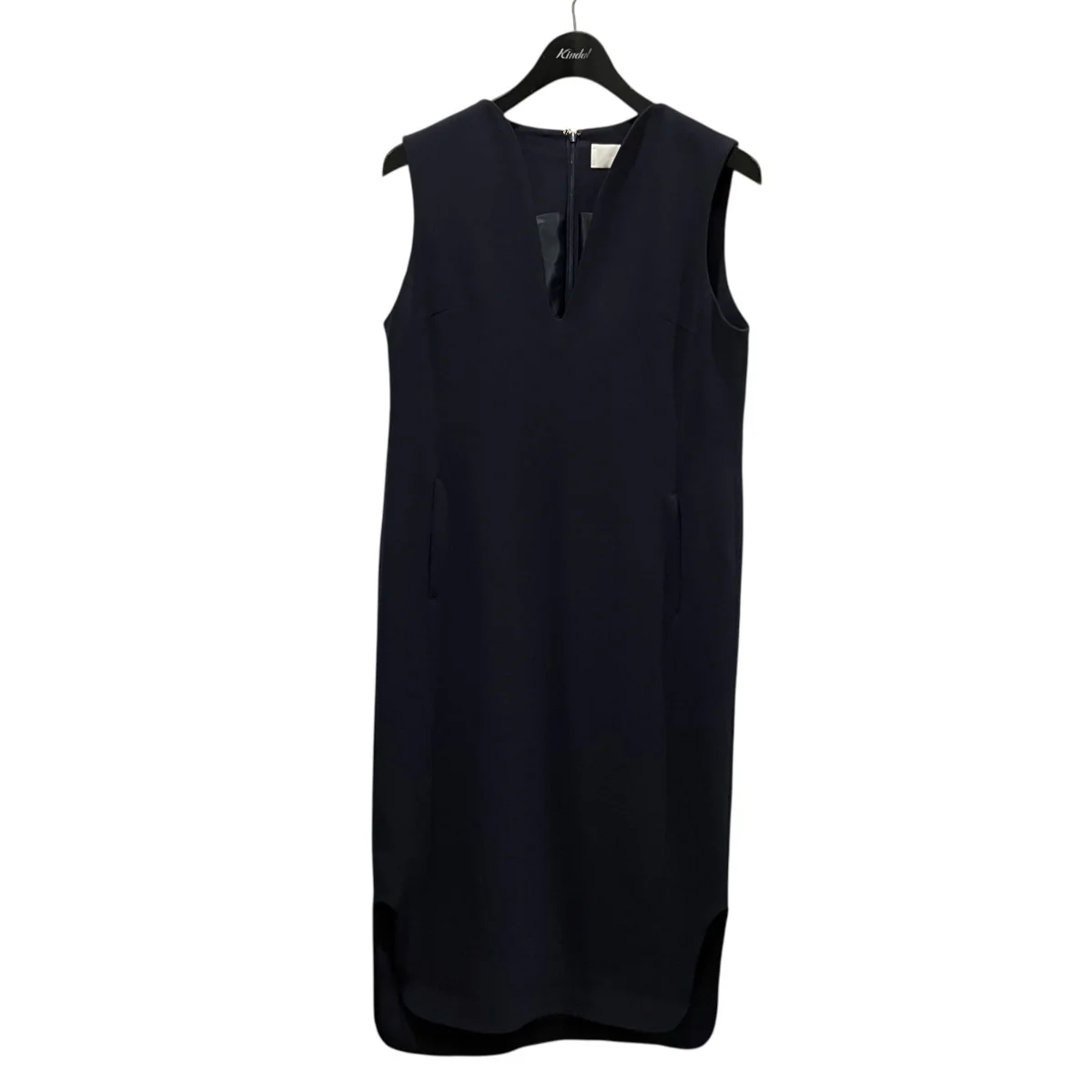 Triacetate Polyester Plunged Sleeveless DressノースリーブワンピースMM25SS-DR099