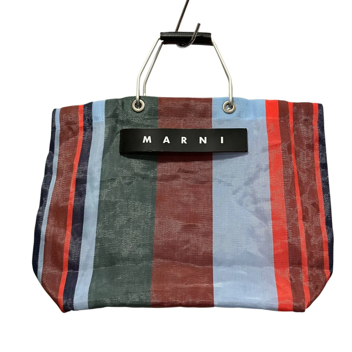 MARNI MARKET STRIPE BAGトートバッグ