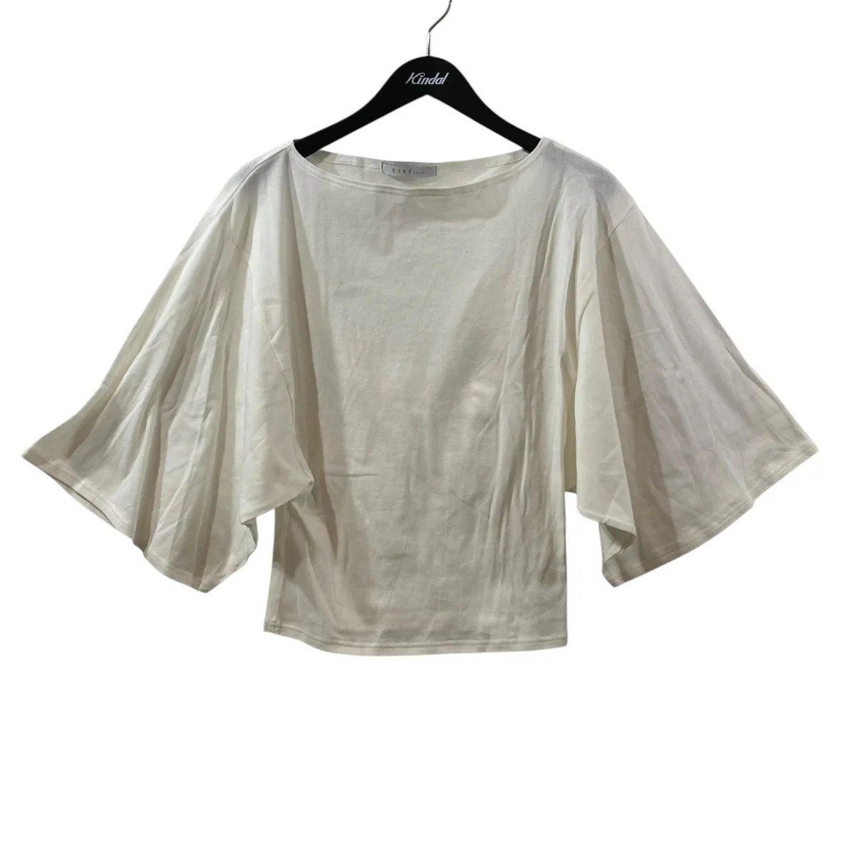 BOXスリーブカットトップス半袖Tシャツ1224312140-0