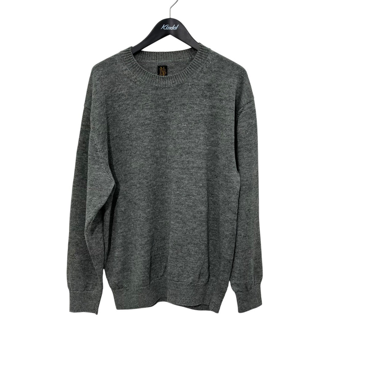 25SSWASHED HIGH COUNT LINEN CREW NECKクルーネックニットBN-25SM-021