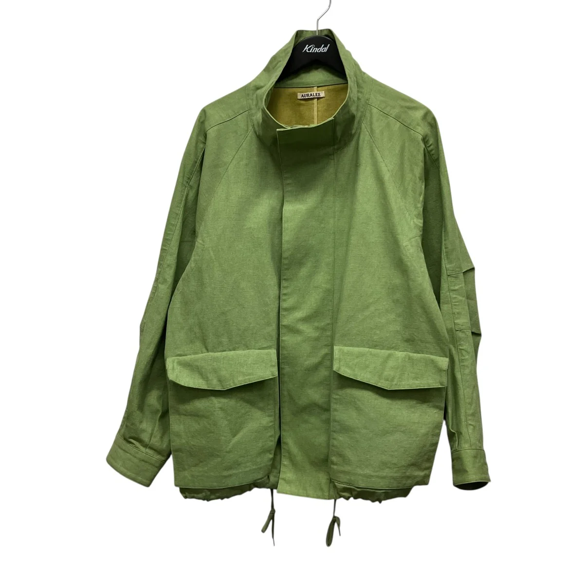 24AWWASHED HARD TWIST CANVAS BLOUSONジップアップジャケットA24SB01OC