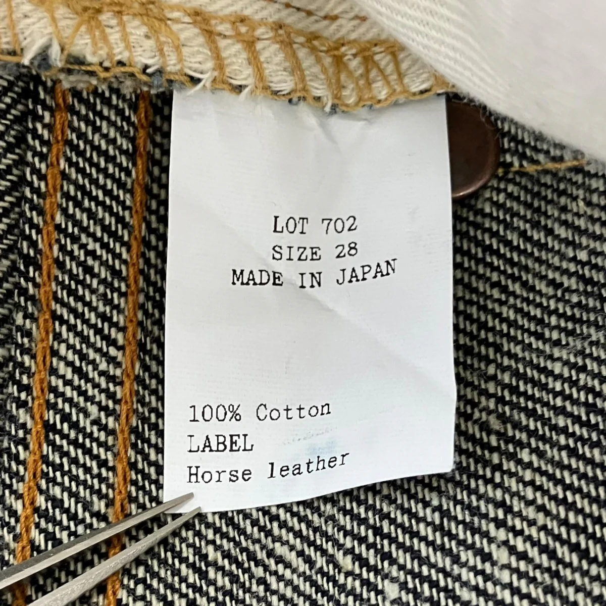 Lot．702 DENIM TROUSERSデニムトラウザーズLOT 702 - Image 6