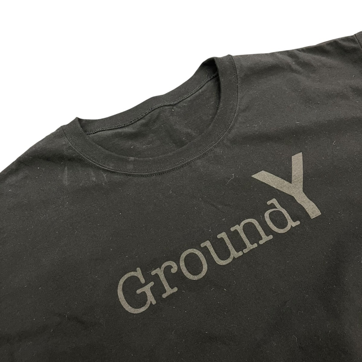 BLACK Ground Y LOGO GRAPHIC PRINT STANDARD T-SHIRTＴシャツGO-T63-041 - Image 3